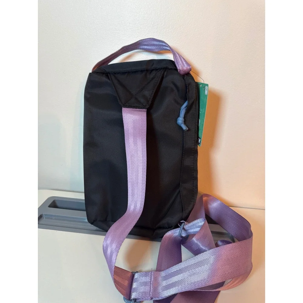 Bioworld Disney Stitch Tactical Sling Bag Unisex OS New Black Purple Crossbody